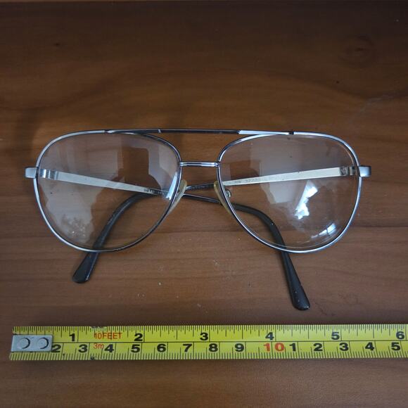 80s vintage aviator style eyeglass frames - Picture 9 of 9
